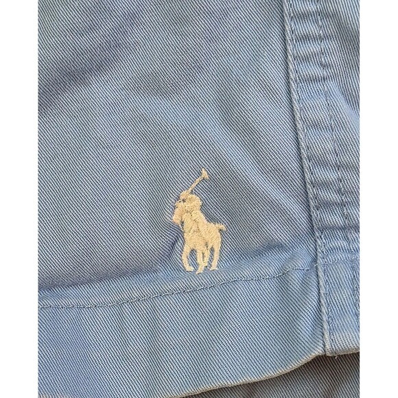 Ralph Lauren Shorts Adult Medium Blue Sweat 100% Polyester Lined Elastic Waist - Picture 5 of 7